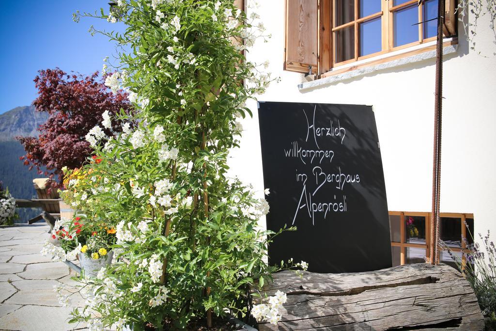 Berghaus Alpenroesli Otel Klosters Dış mekan fotoğraf